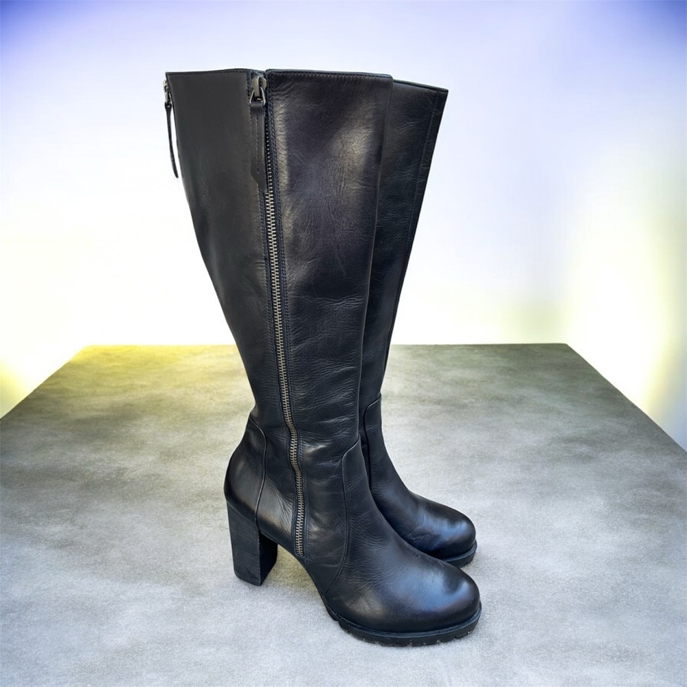 Paul Green Felicia black tall boots / Size 8 - Picture 6 of 10